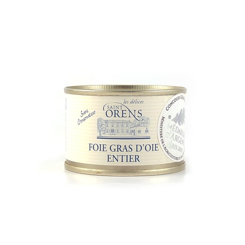 Goose Foie Gras entier, 65 gr - Les Delices Saint Orens